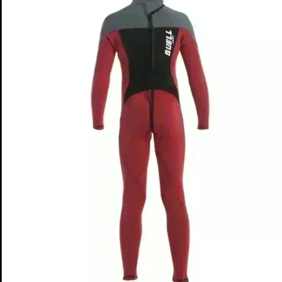 Buell Juniors 3/2 RBZ Stealth Mode BZ Wetsuit Red Storm Size J12 - Picture 2 of 7